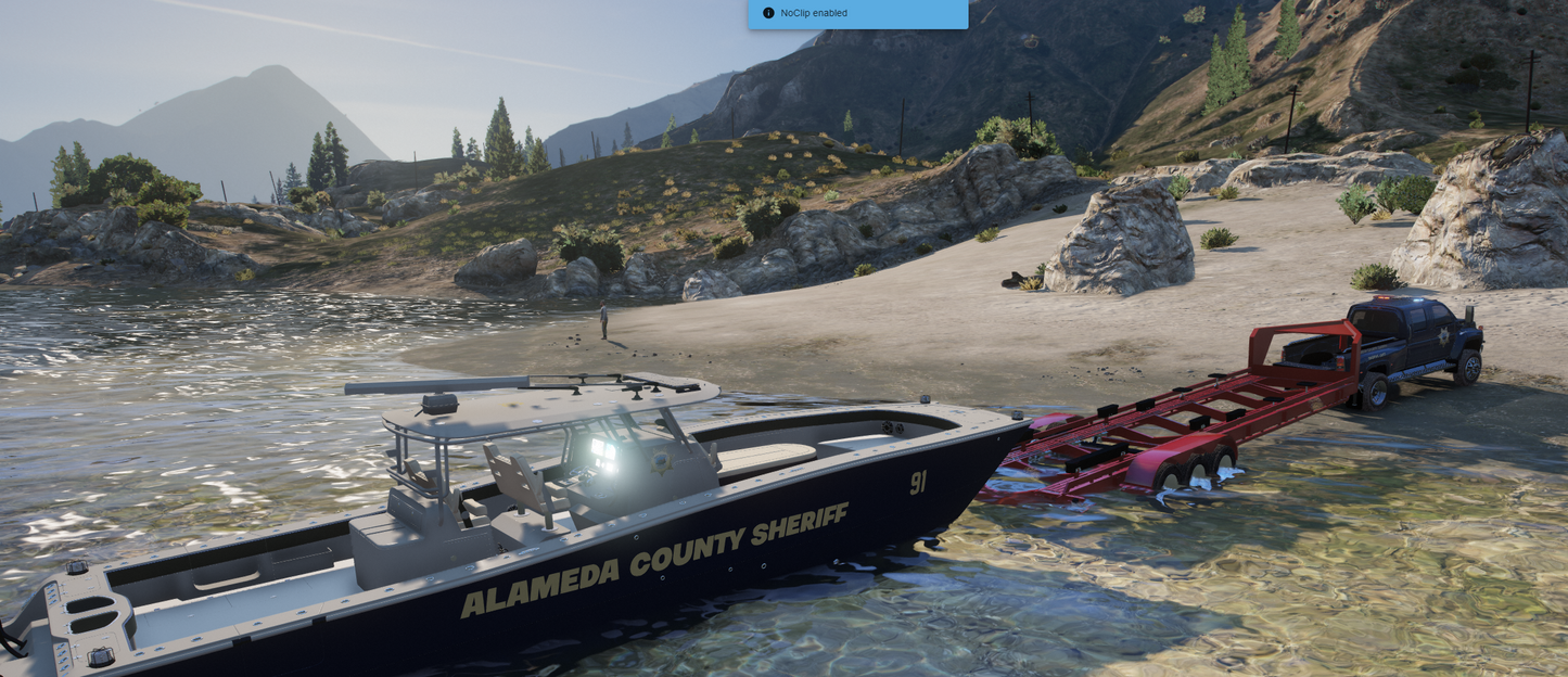 Chevy Kodiak + Freeman LEO Boat + Trailer (FiveM) — ULC Ready —