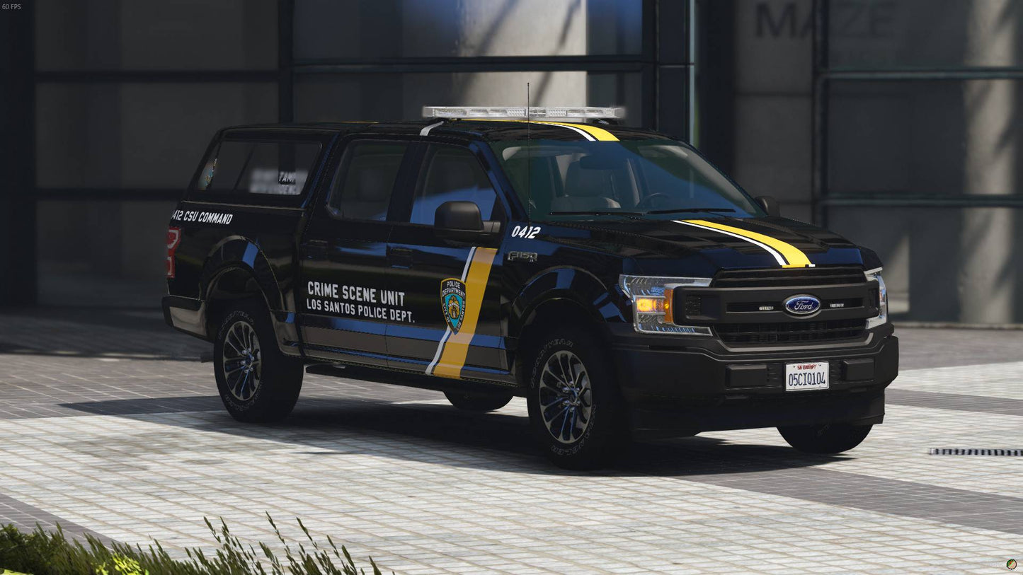Crime Scene Unit 2018 Ford F150