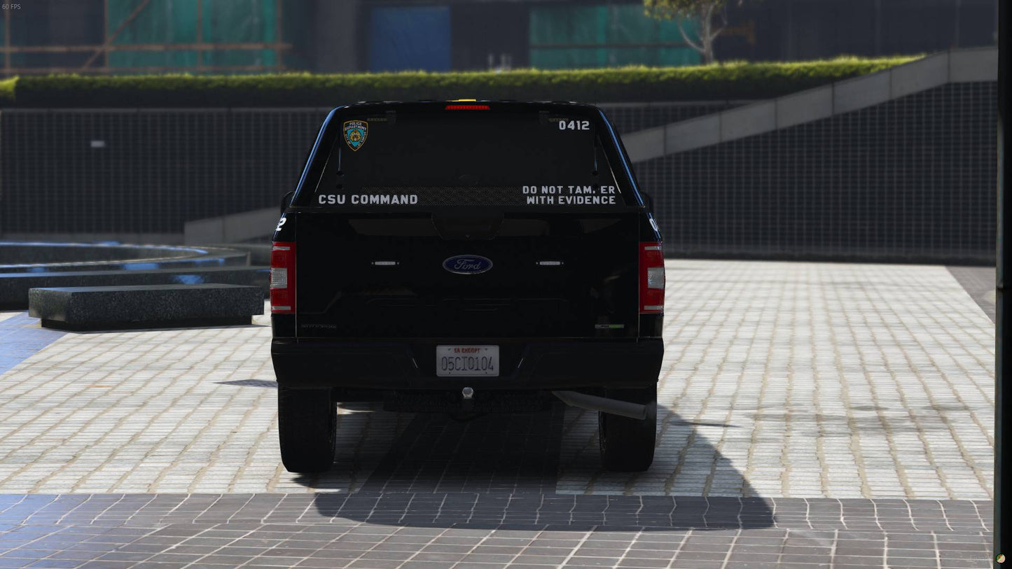 Crime Scene Unit 2018 Ford F150