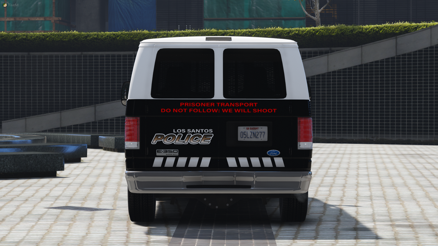 Ford E350 Prisoner Transport
