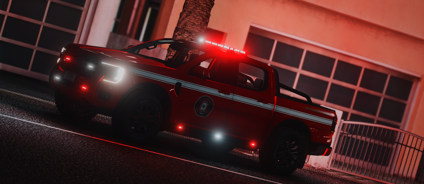 2023 Ford Ranger Fire Chief Truck